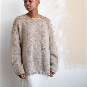 ISO Lauren Manoogian hand knit pullover in sepia